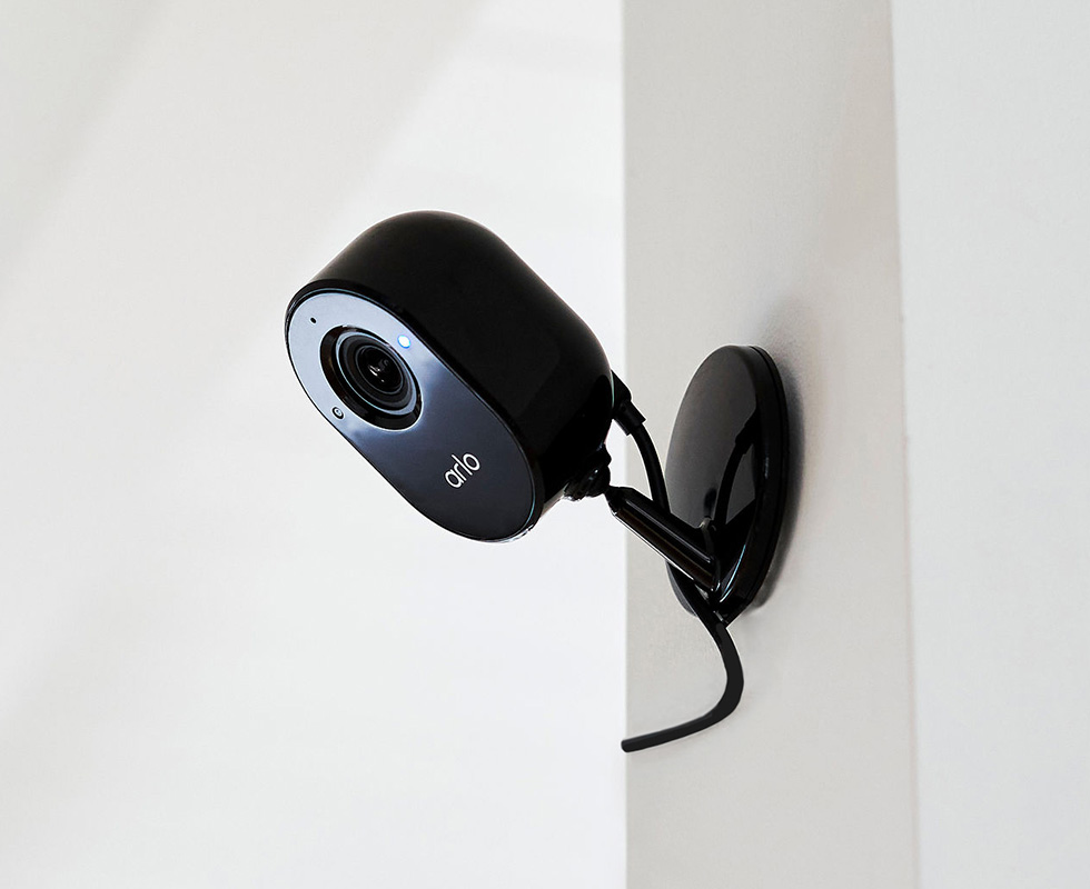 Arlo essential indoor wired security camera
